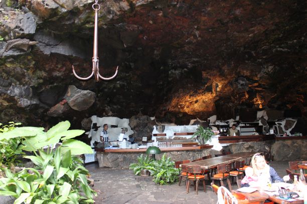 Restaurant i grotterne
