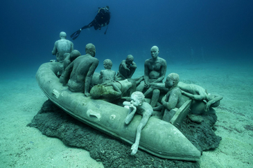 Skulptur i undervandsmuseet